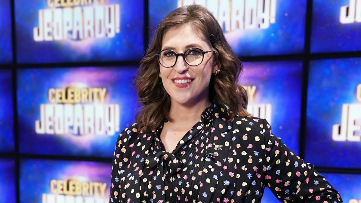 Mayim Bialik in "Jeopardy!"