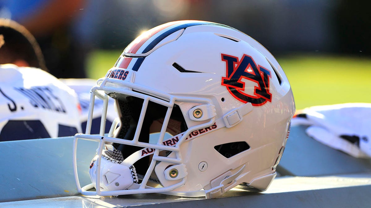 A picture of an Auburn Tigers football helmet