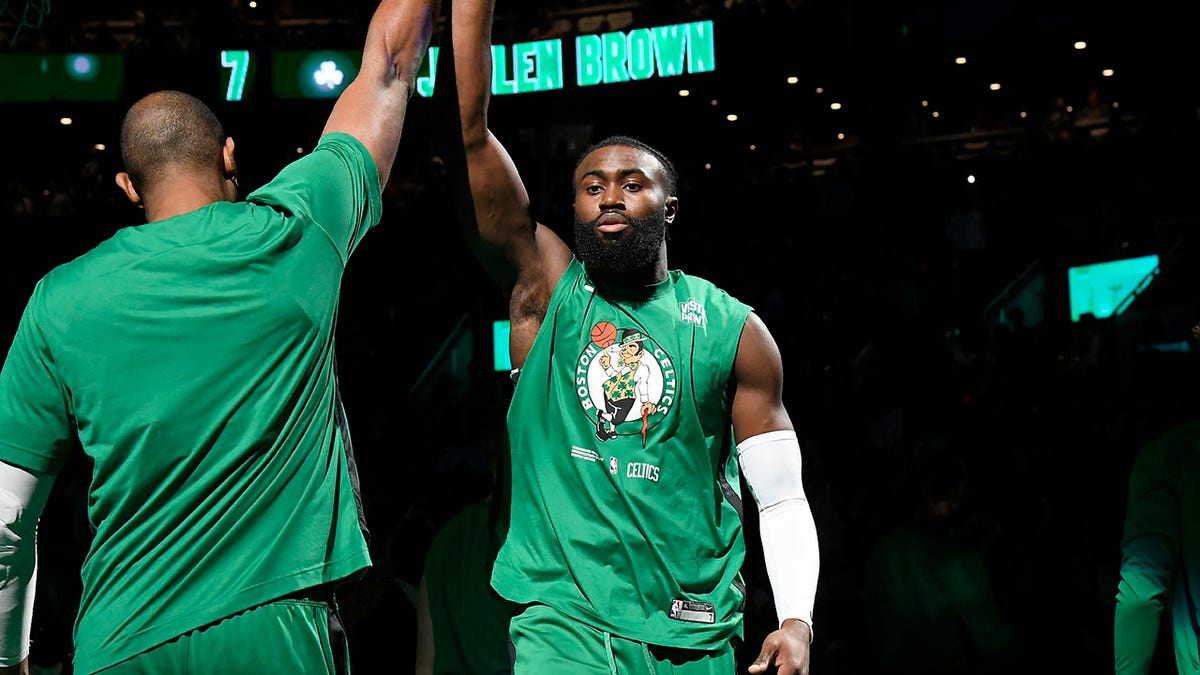Jaylen Brown a game against the Chicago Bulls