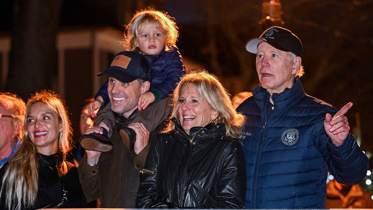 Joe, Jill, and Hunter Biden