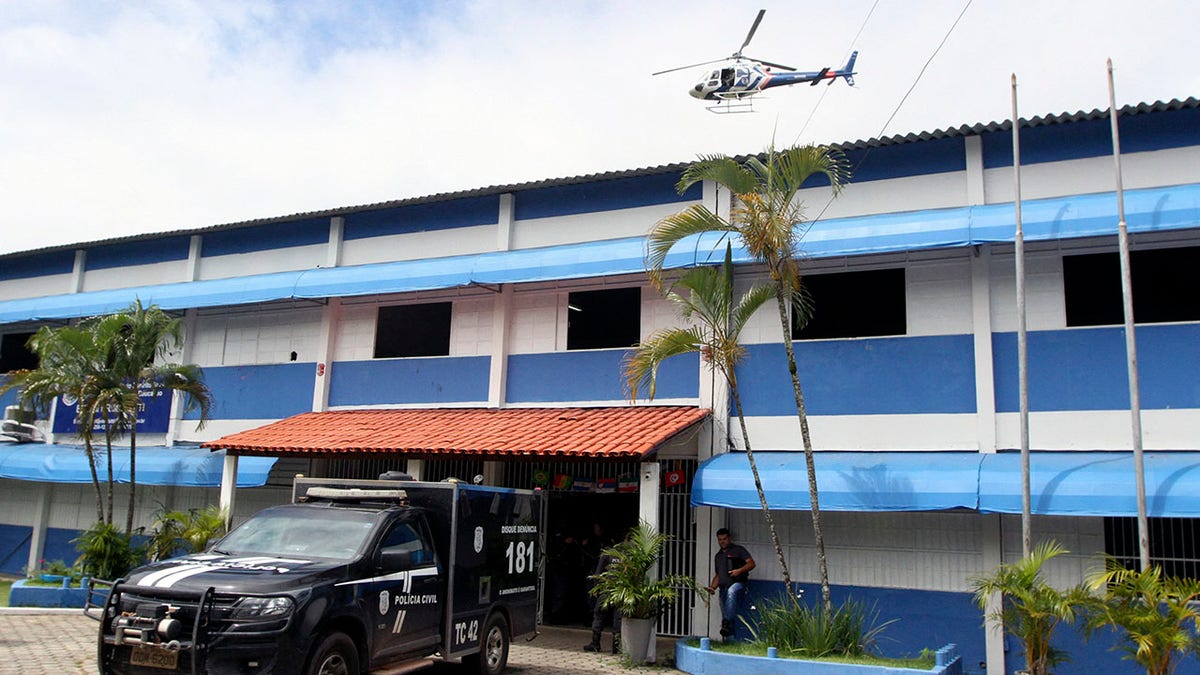 Brazil school shooting helicopter overhead