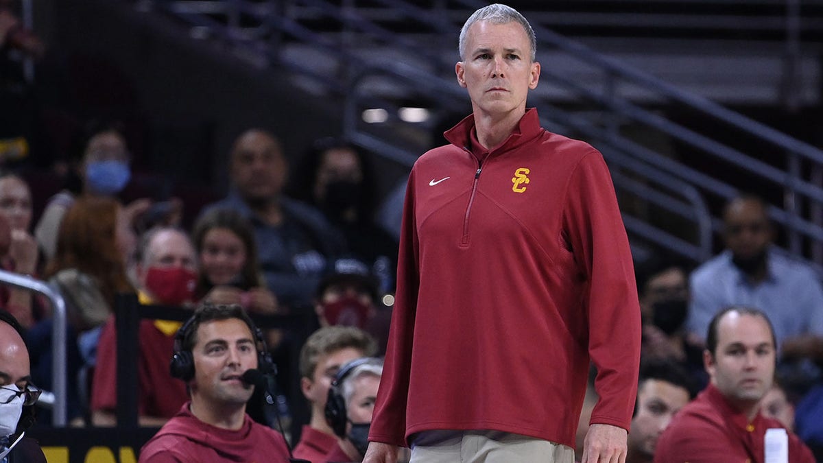 USC head coach Andy Enfield against Eastern Kentucky