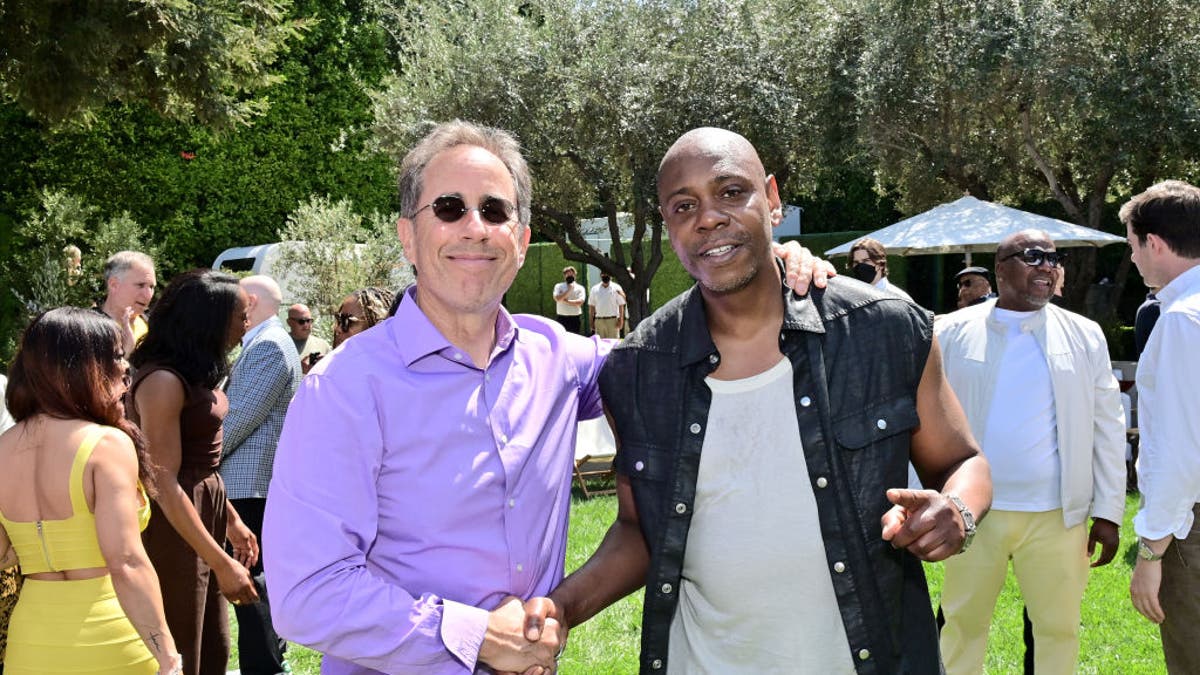 jerry seinfeld with dave chappelle