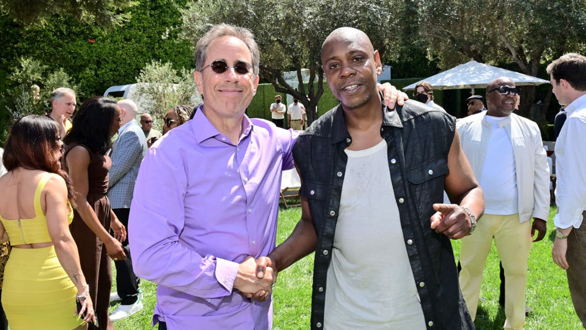 jerry seinfeld with dave chappelle