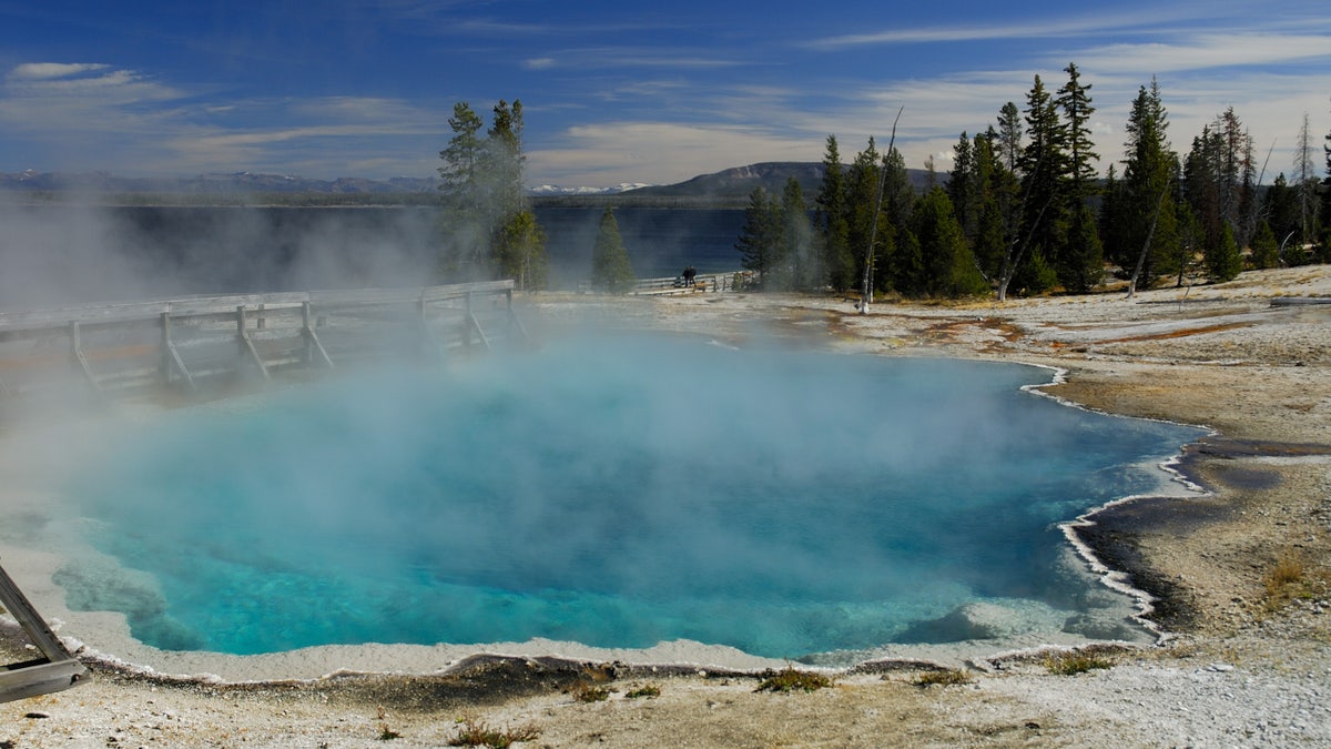 Yellowstone hot spring