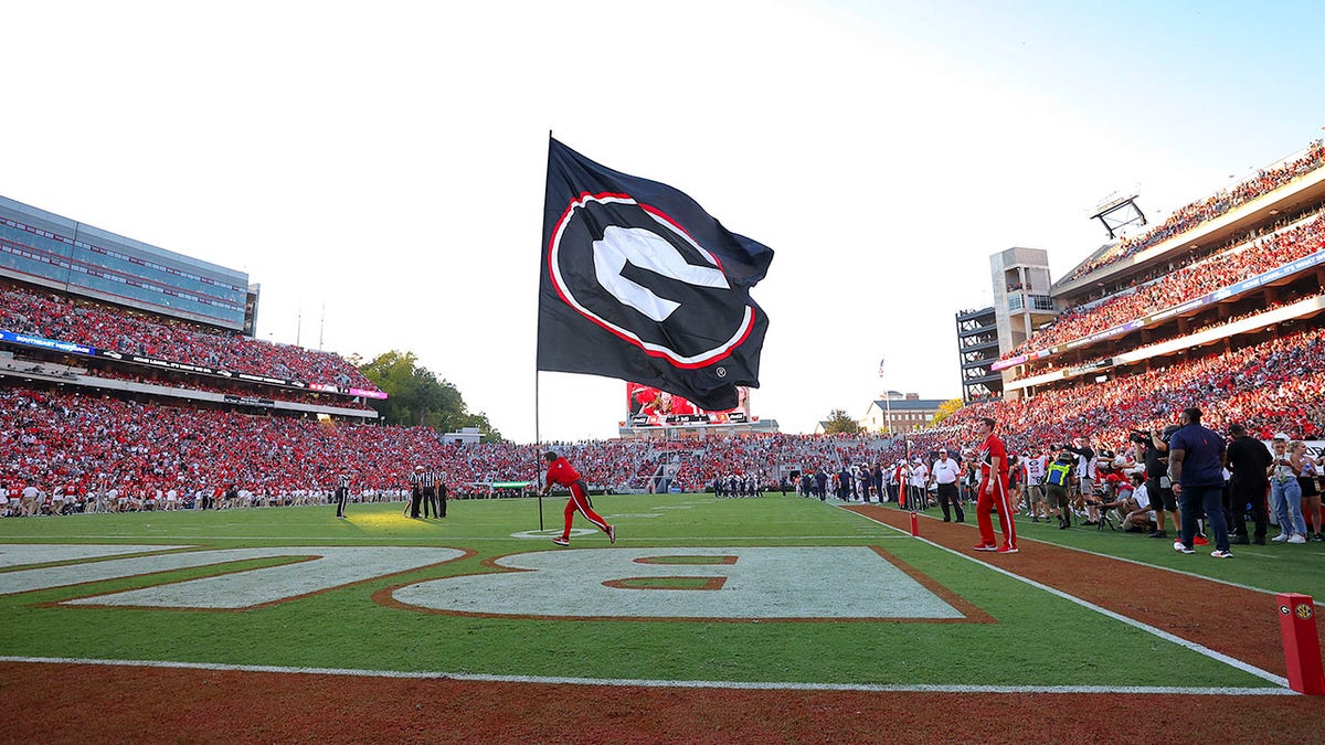 A view of Samford Stadium in Athens, GA