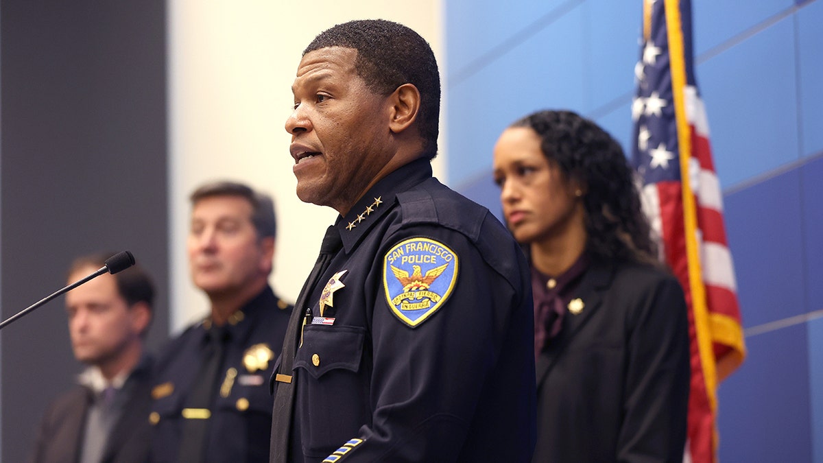 san francisco police chief at press conference