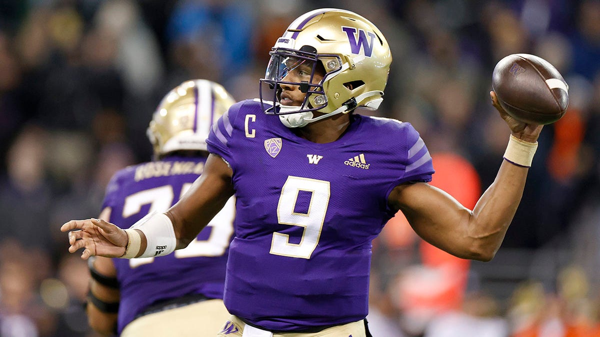 Michael Penix Jr. against Oregon State