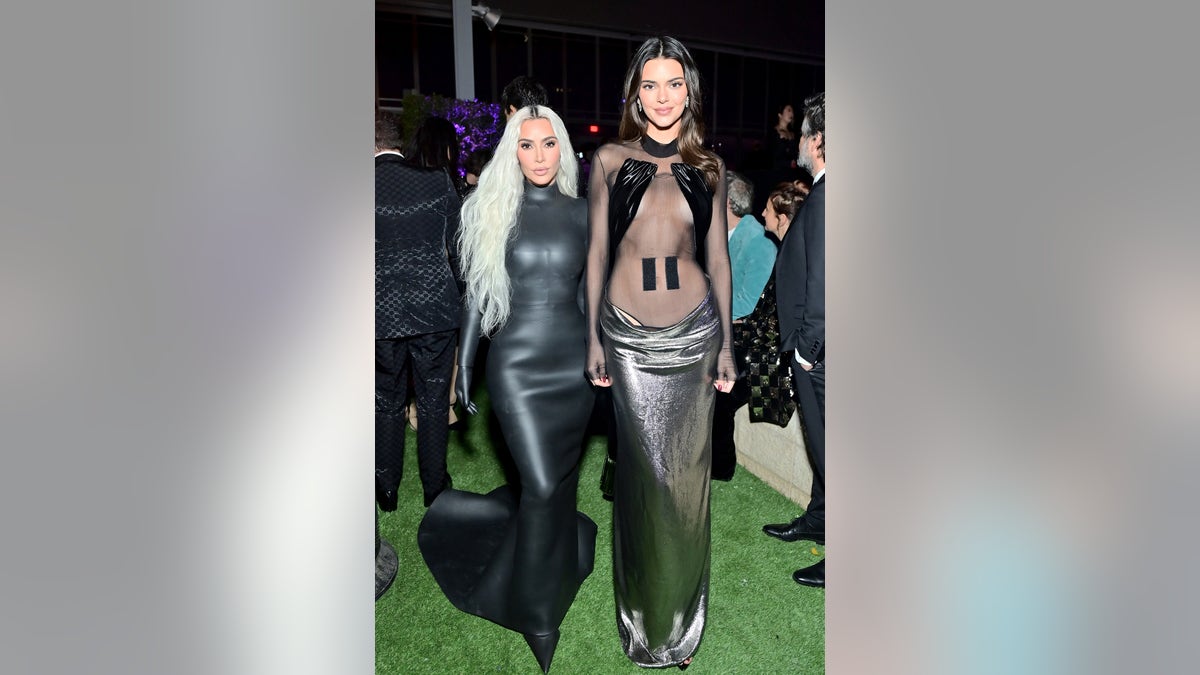 Kim Kardashian and Kendall Jenner both attended the LACMA event in black outfits
