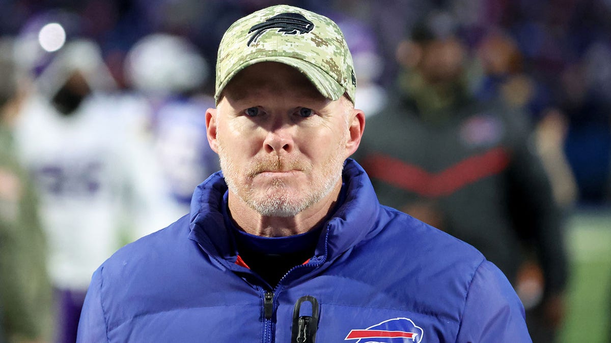 Bills head coach Sean McDermott after losing to the Vikings