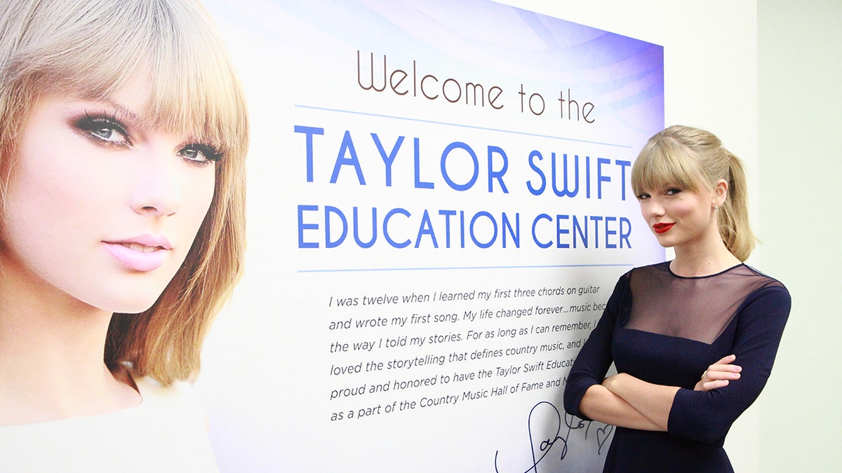 Taylor Swift at the Taylor Swift Educational Center