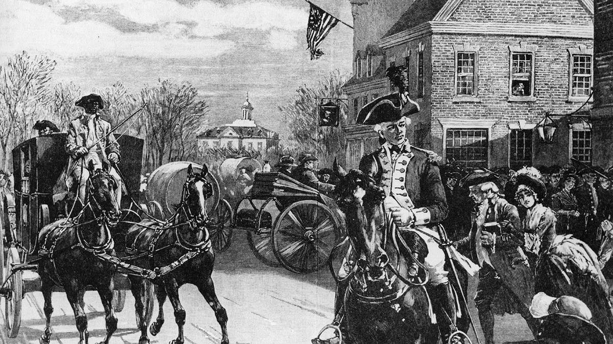 george washington bids farewell