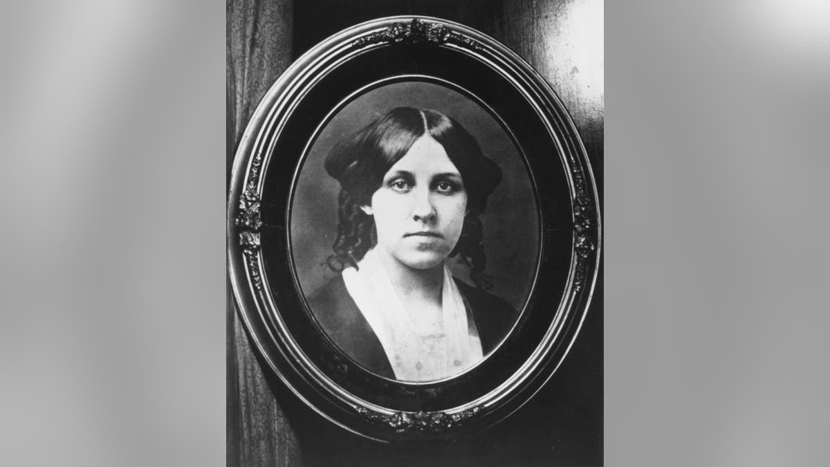 Author Louisa May Alcott around 28 years old