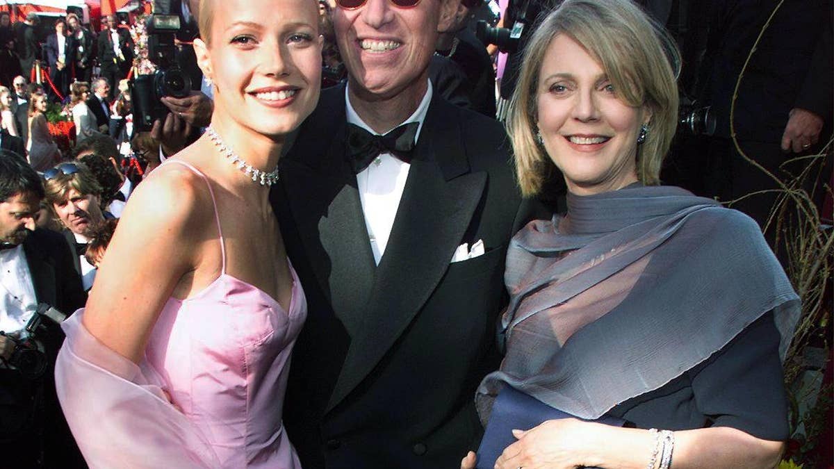 Gwyneth Paltrow with her parents