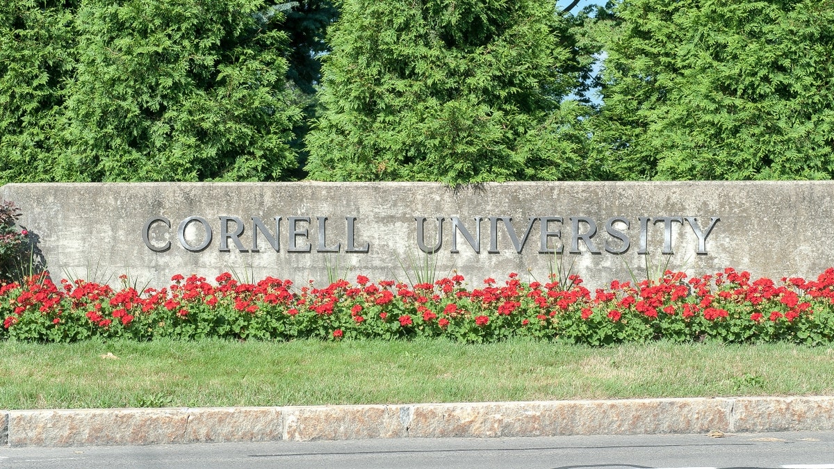 Cornell University sign