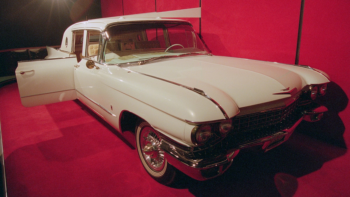 Elvis Presley's gold car