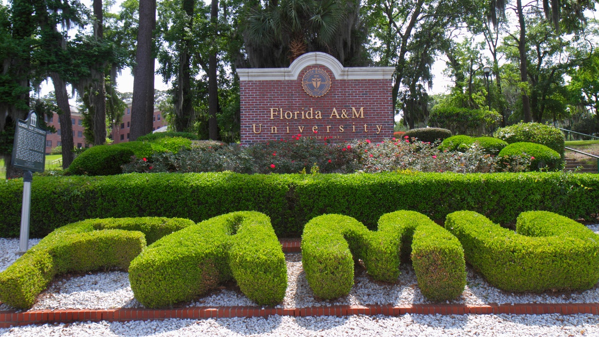 Florida A&M entrance sign