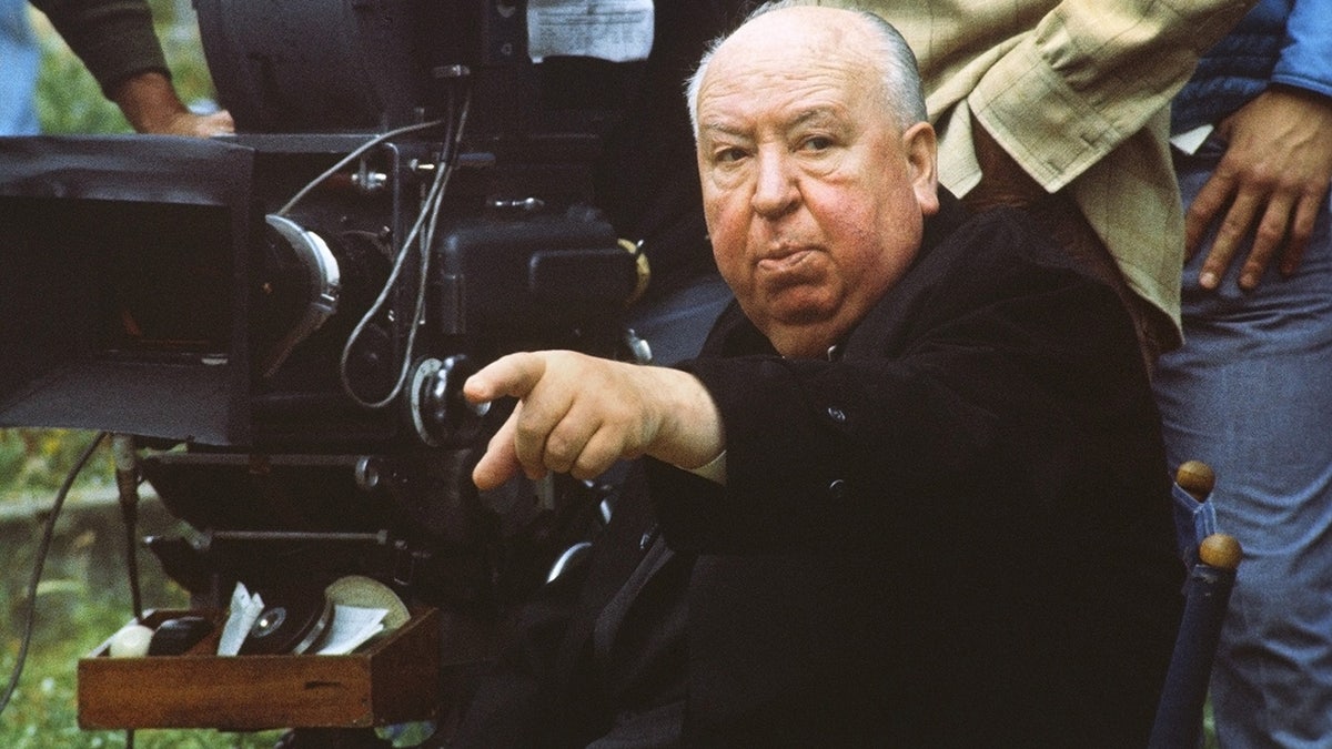 Alfred Hitchcock directing