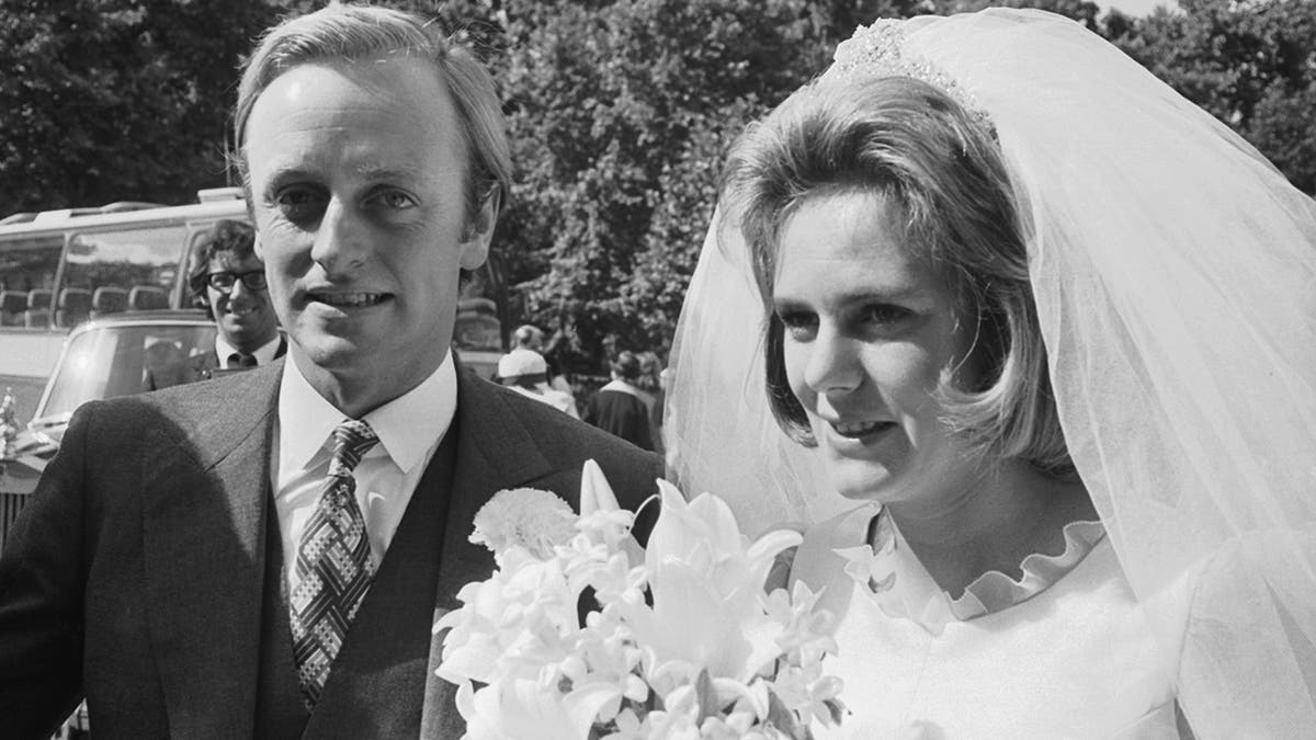 Camilla marrying Andrew Parker Bowles