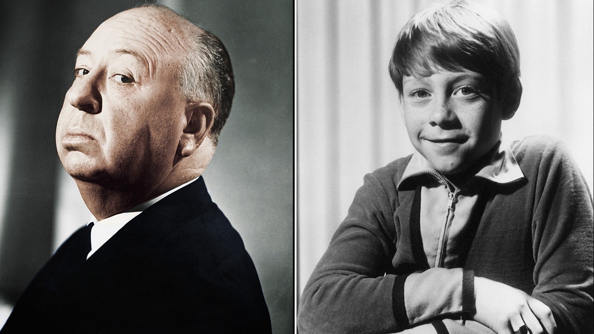 Alfred Hitchcock Bill Mumy side by side profile