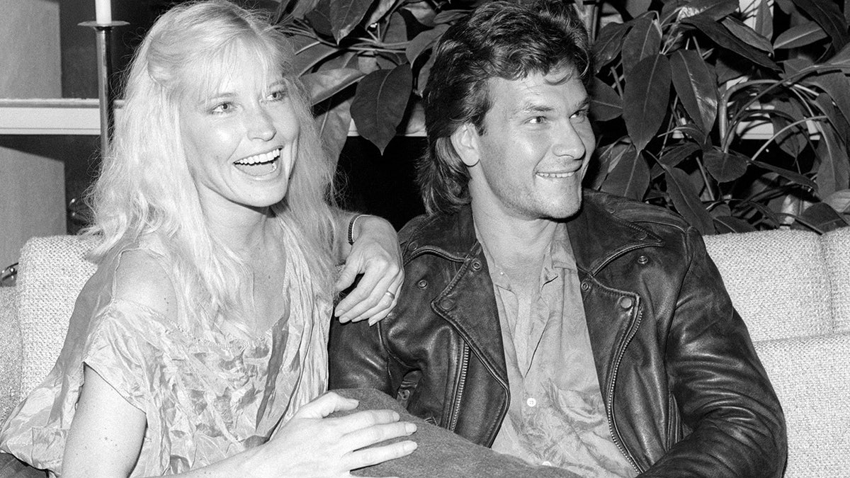 Lisa Niemi Swayze and Patrick Swayze sharing a laugh during happier times