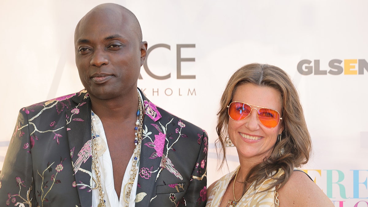 Princess Martha Louise of Norway and Shaman Durek at an event in Los Angeles