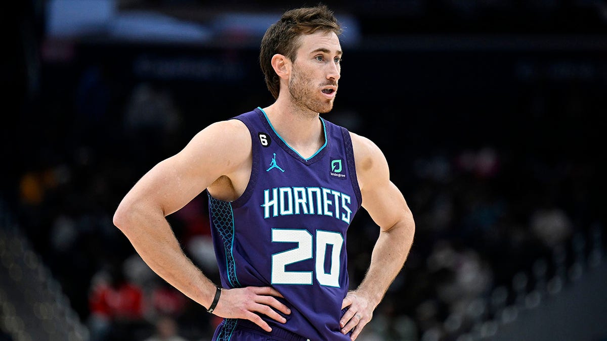Gordon Hayward looks on during a game