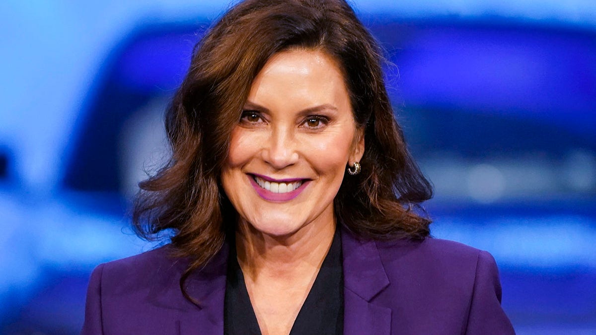 Gretchen Whitmer smiles in Detroit