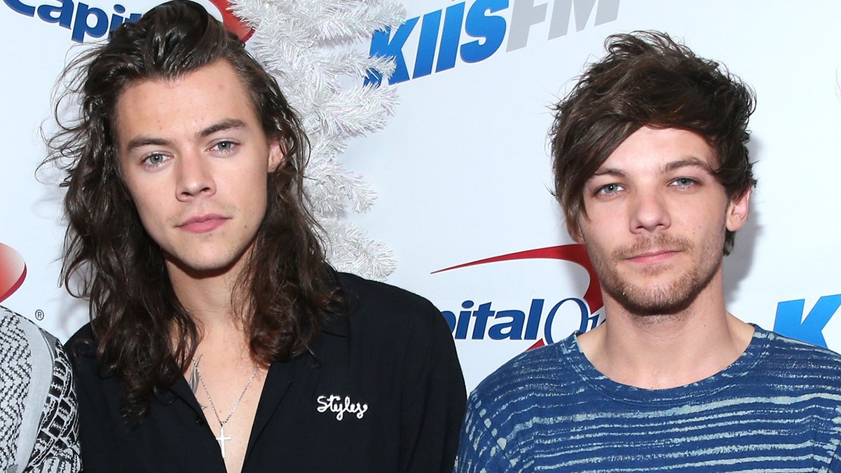 Harry Styles and Louis Tomlinson at Jingle Ball