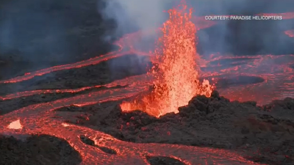 Hawaii Mauna Loa lava volcano