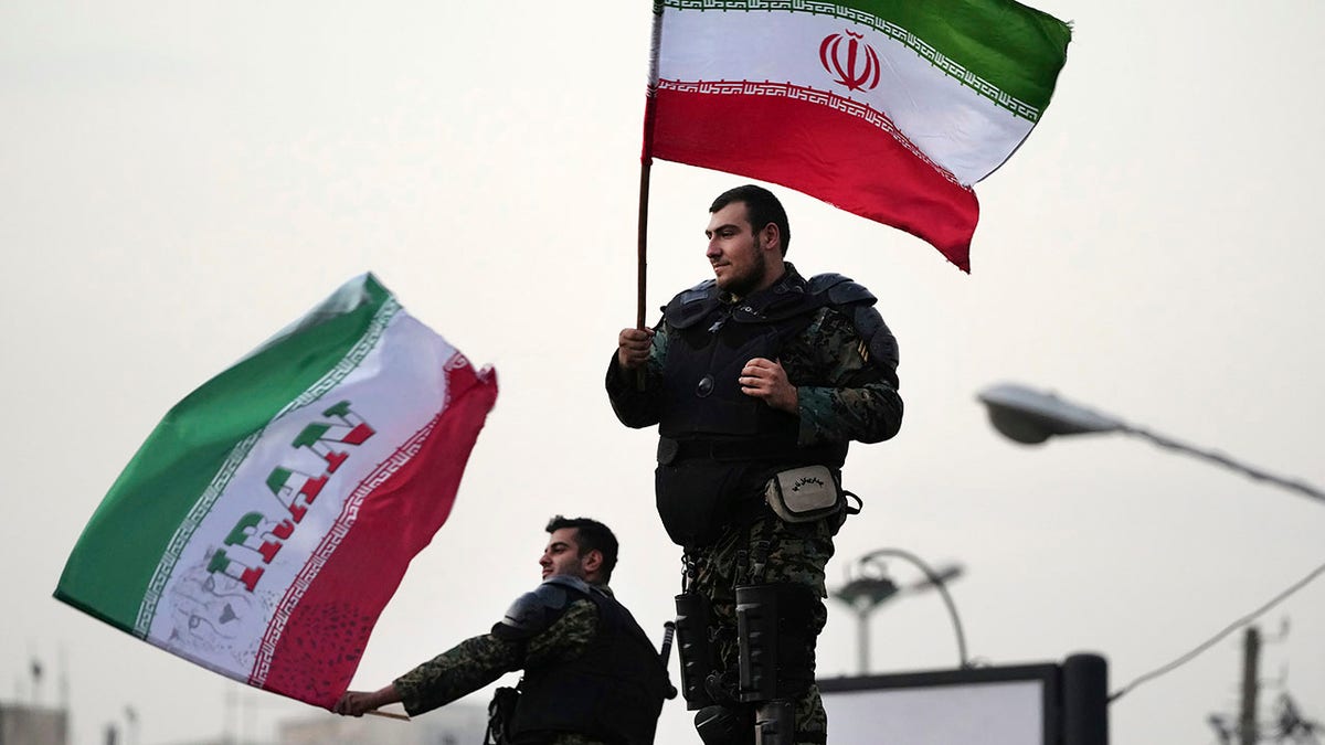 Iran police officers