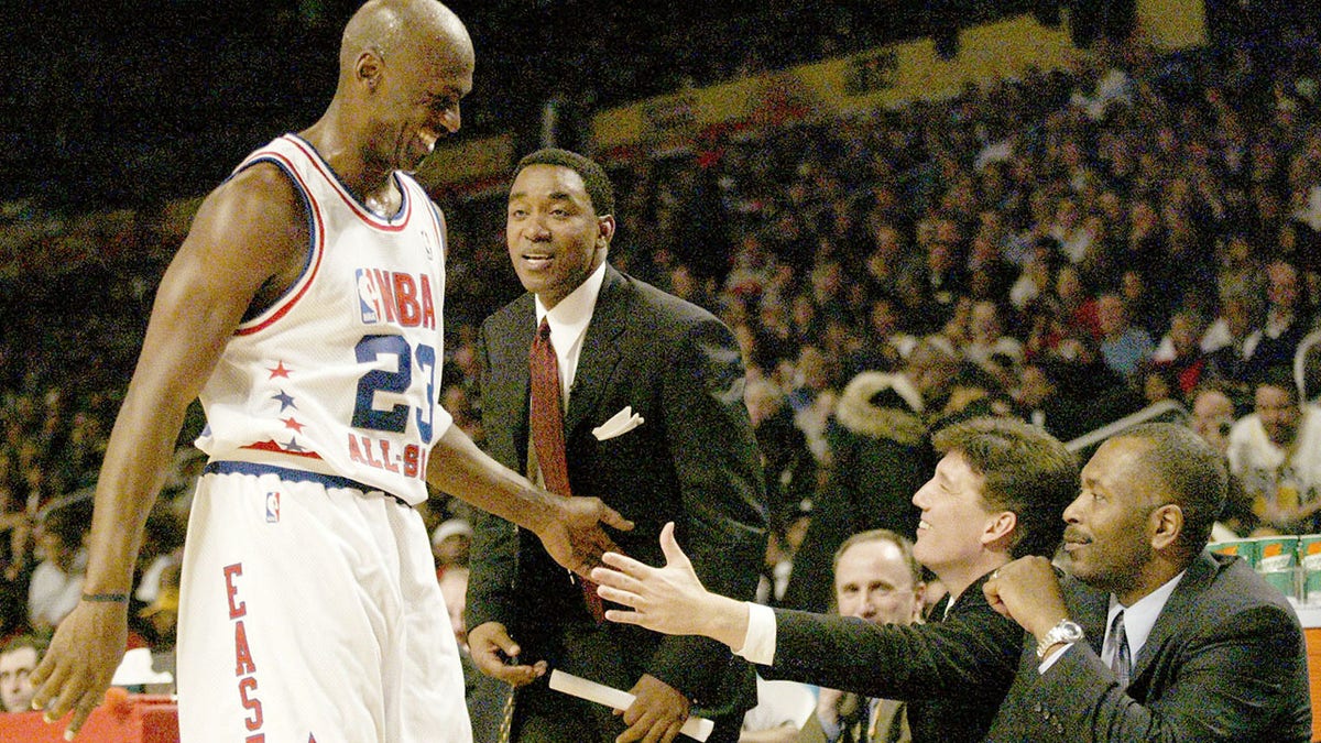 Isiah thomas and michael 2024 jordan