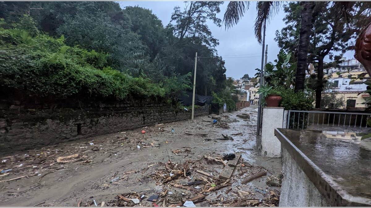 Landslide in Italy