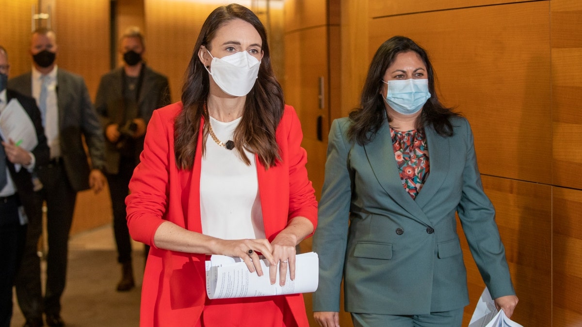 Prime Minister Jacinda Ardern and Associate Health Minister Ayesha Verrall