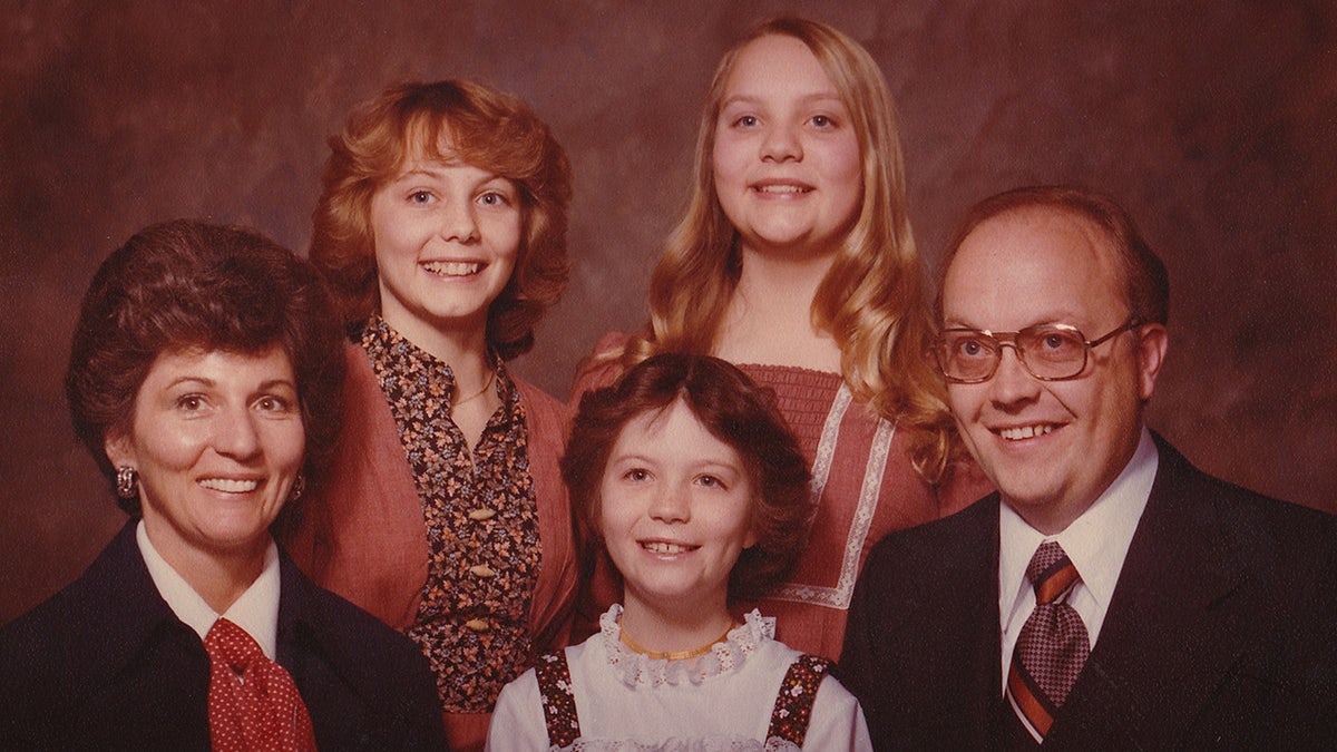 Jan Broberg and her family in 1977