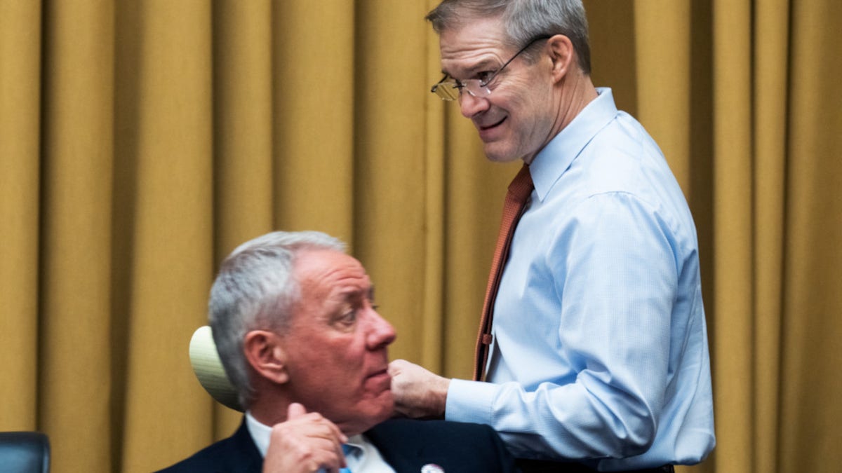 Reps. Jim Jordan and Ken Buck at House Judiciary Committee hearing