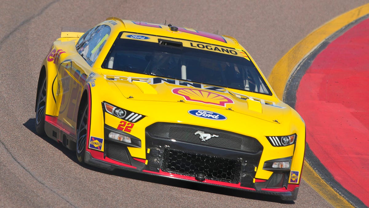 Joey Logano races to victory