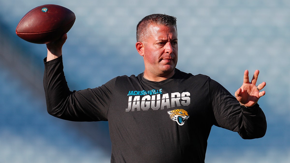 John DeFilippo with the Jaguars