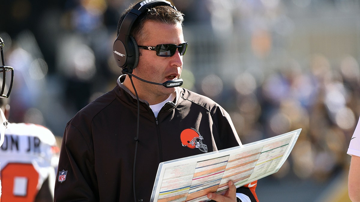 John DeFilippo with the Browns