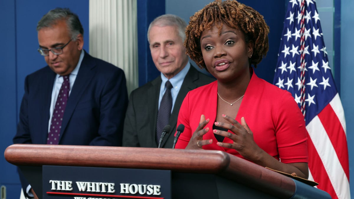 White House press secretary Karine Jean-Pierre