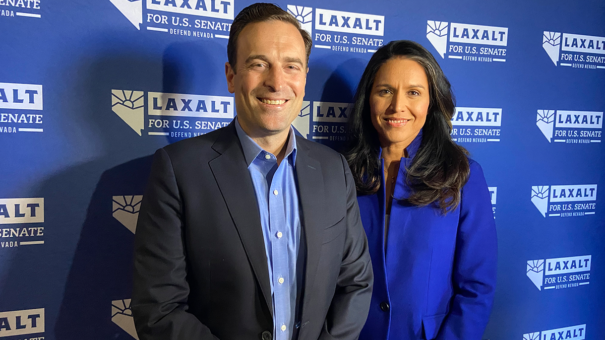 Tulsi Gabbard appears at Laxalt rally