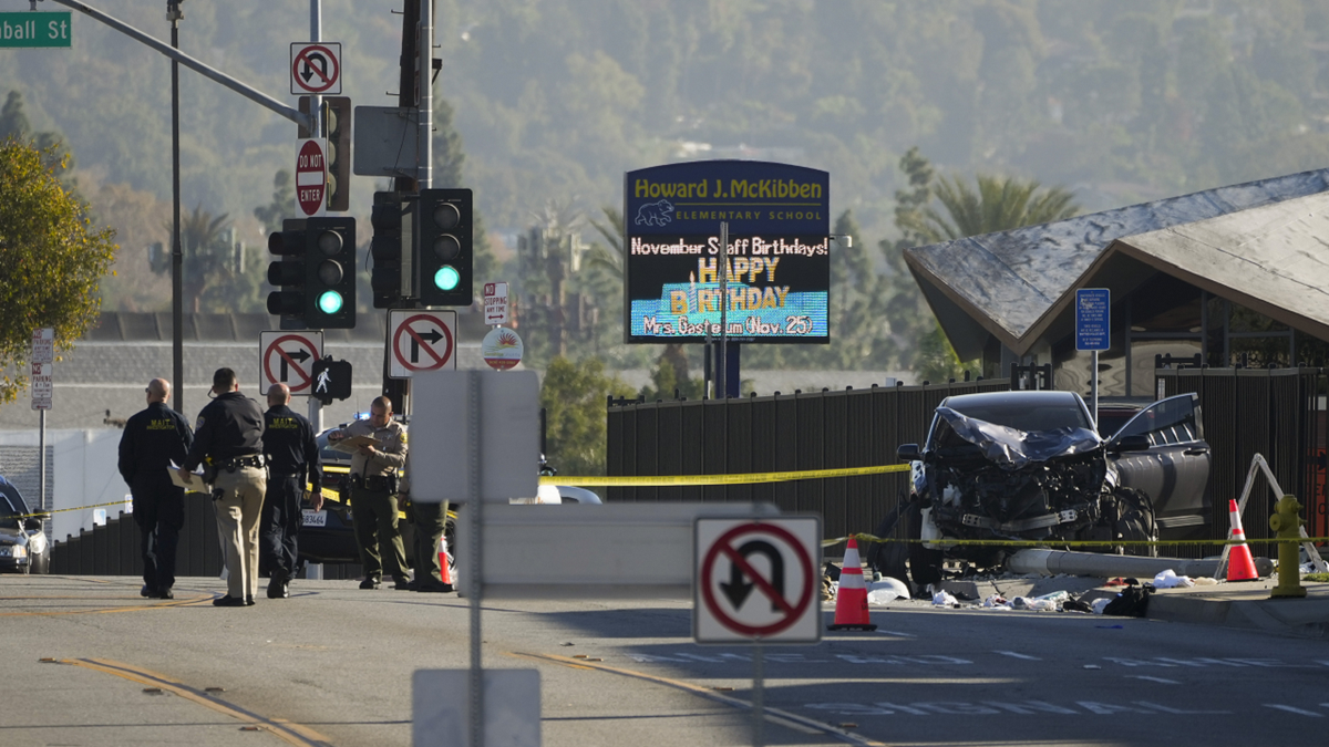 California police recruits training exercise hit by vehicle