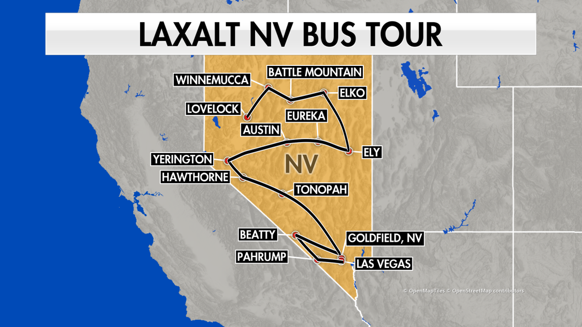 Senate candidate Adam Laxalt tours rural Nevada