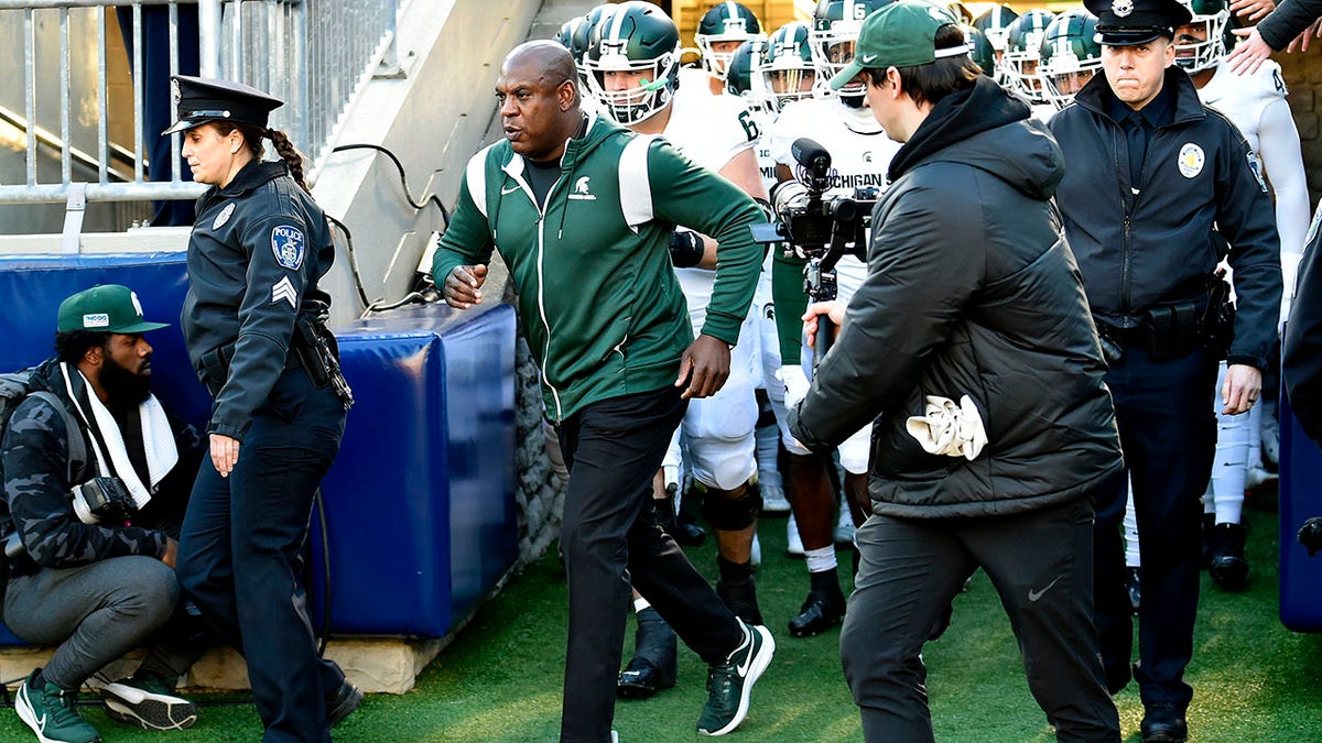 Mel Tucker leads the Spartans