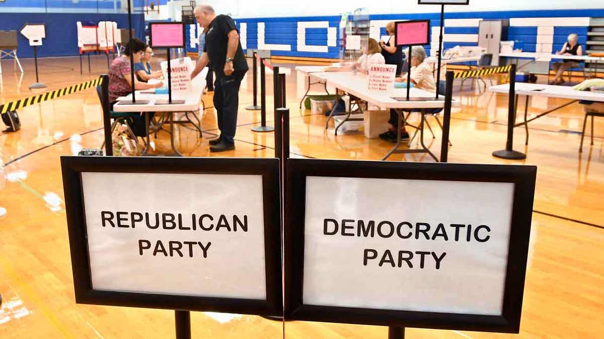 Voting at Suffield Middle school