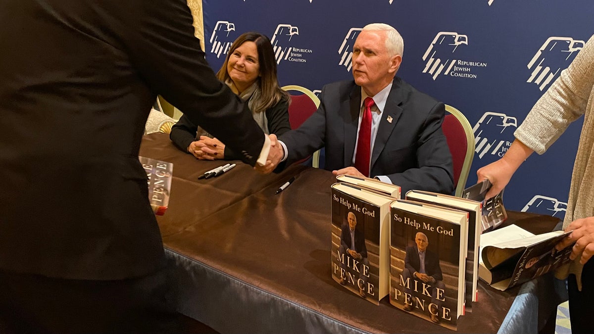 Mike Pence book signing in Las Vegas