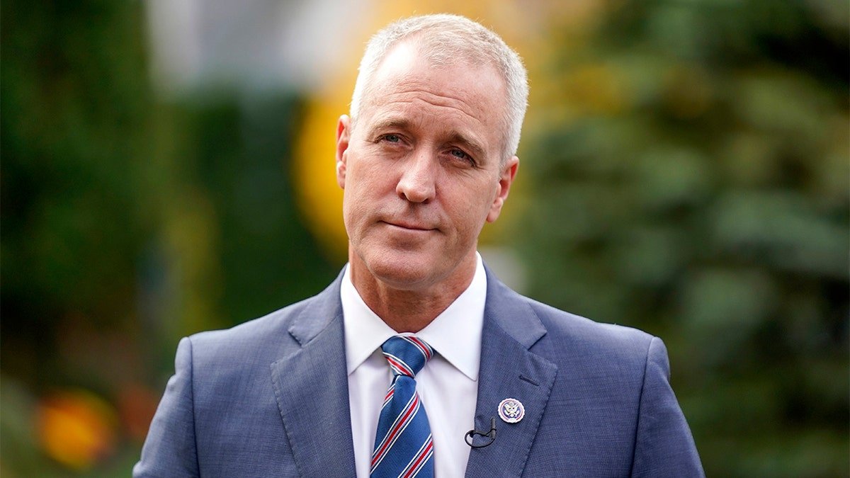 Rep. Sean Patrick Maloney outdoors with suit and tie