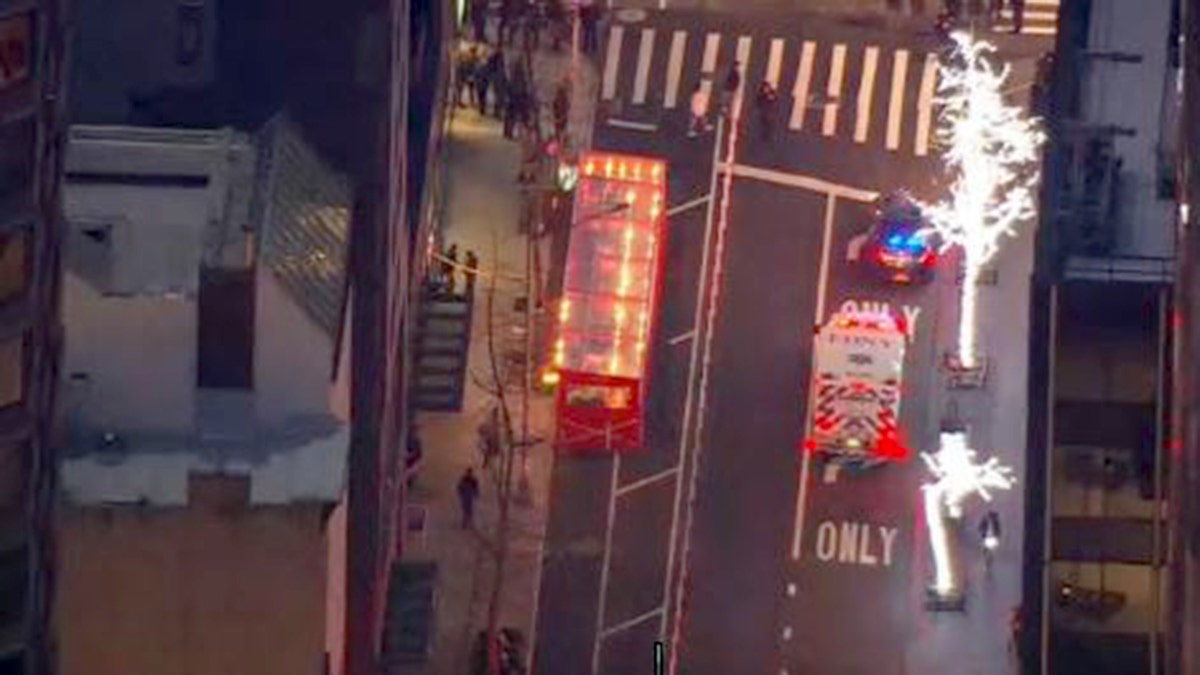 Pedestrians hit NYC scene three