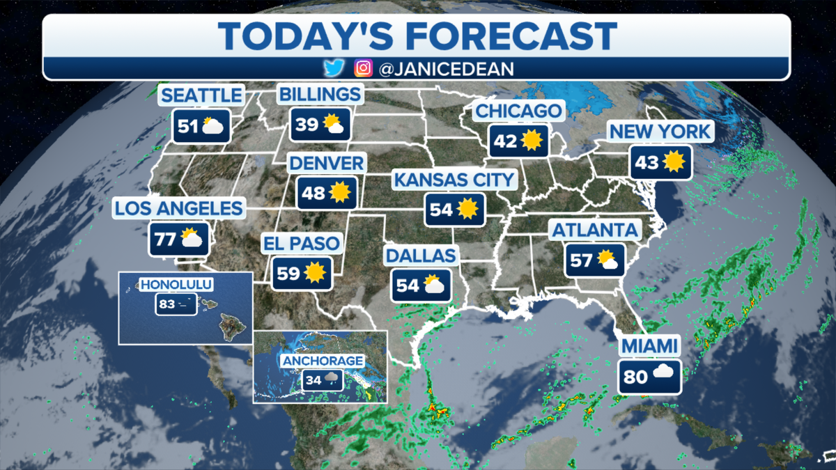 US national weather forecast