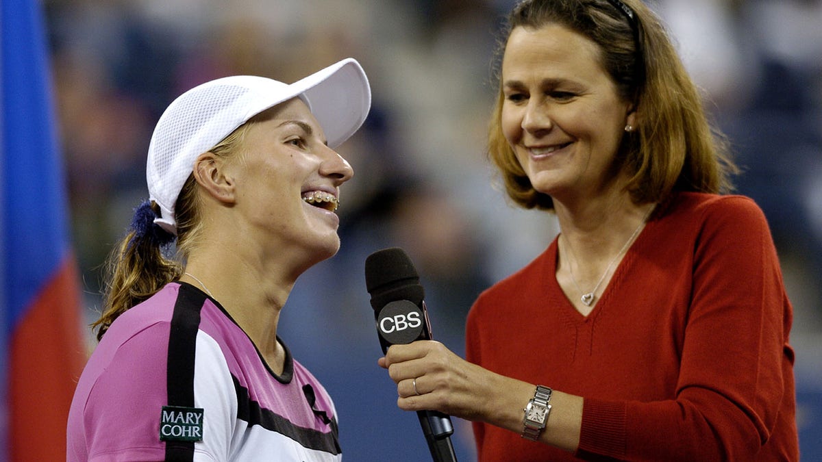 Pam Shriver at the 2004 US Open